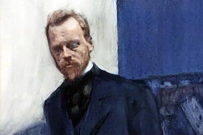Portret van Konstantin Balmont.
