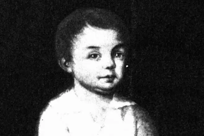 Mikhail Saltykov-Shchedrin in childhood