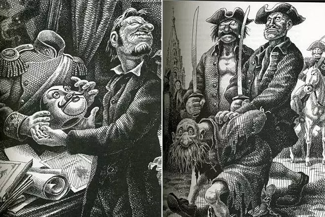 Ілюстрації до книг Михайла Салтикова-Щедріна