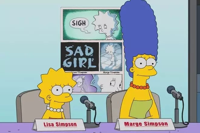 مارگ سیمپسون و لیزا سیمپسون