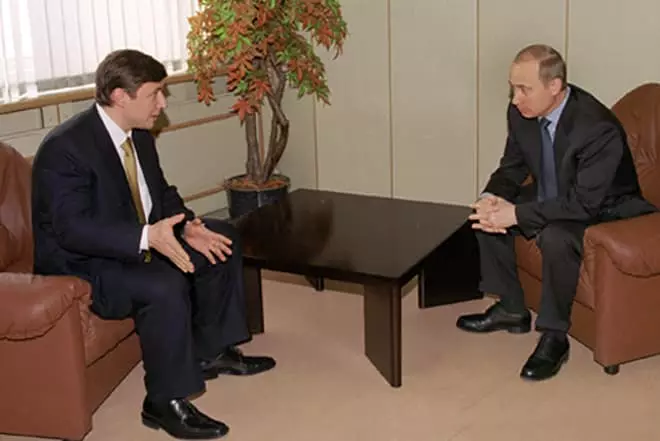 Alexander Khloponin și Vladimir Putin