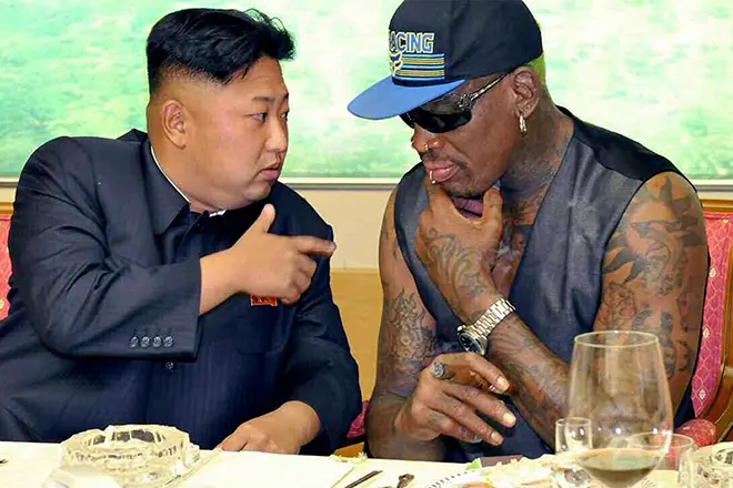 Kim Jong Yun dan Dennis Rodman