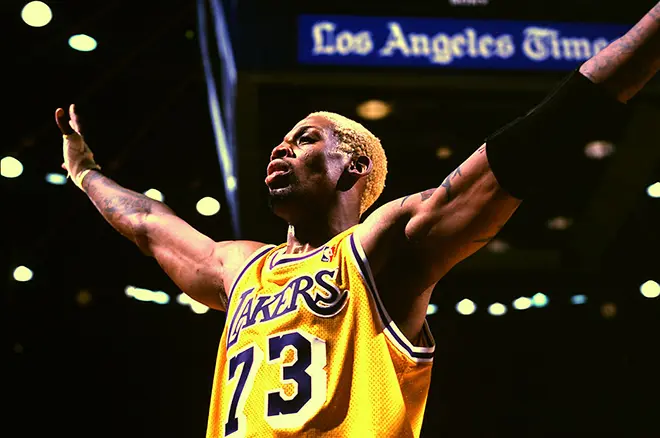 UDennis Rodman kwi-Los Angeles Lakers