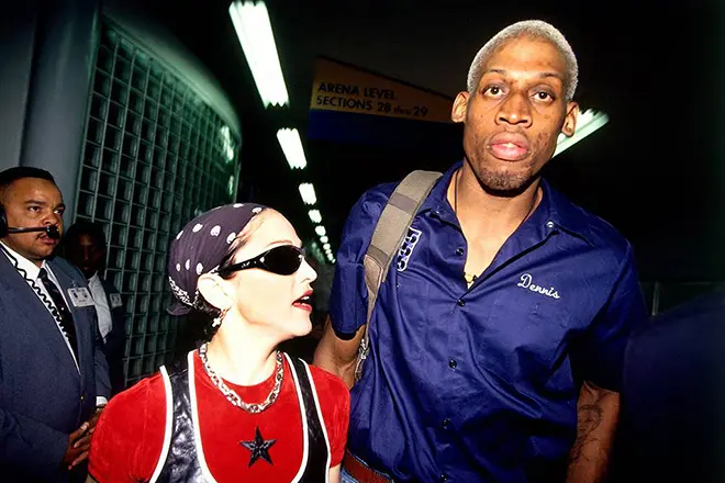 Madonna og Dennis Rodman