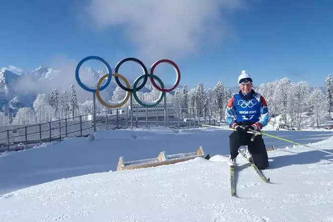 Veronica Vitkov at the Olympics in Sochi
