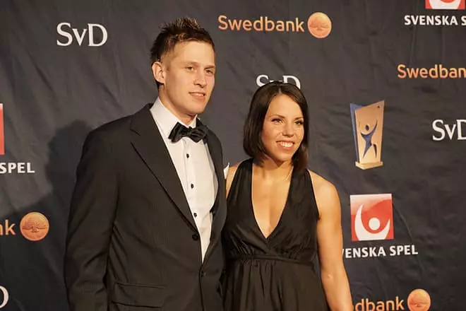 Charlotte Calla e seu guy Anders Svanabo