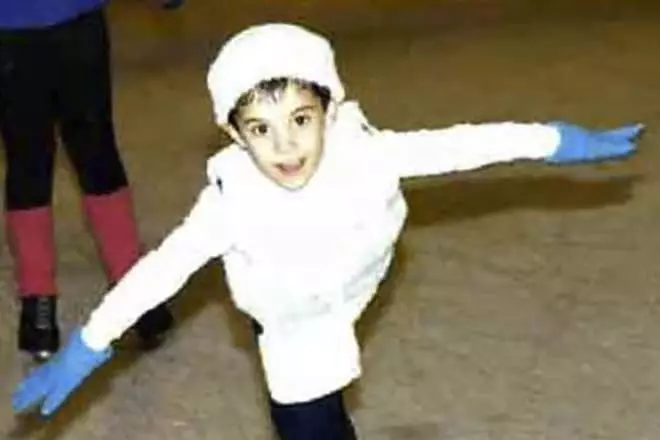 Javier Fernandez som barn