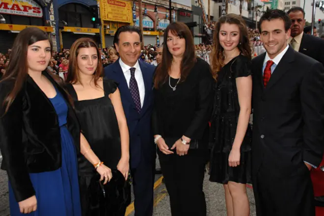 Andy Garcia cu copii și soț / soție