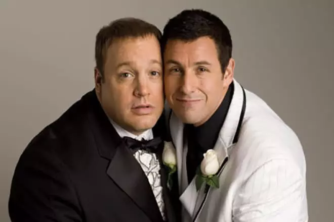 Kevin James and Adam Sandler