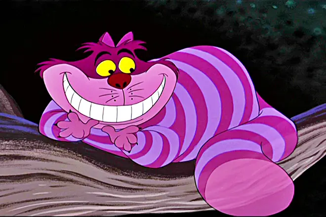 Cheshire Cat In Walt Disney Cartoon