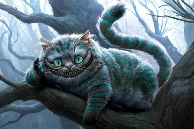 Cat Cheshire nel film Tima Burton