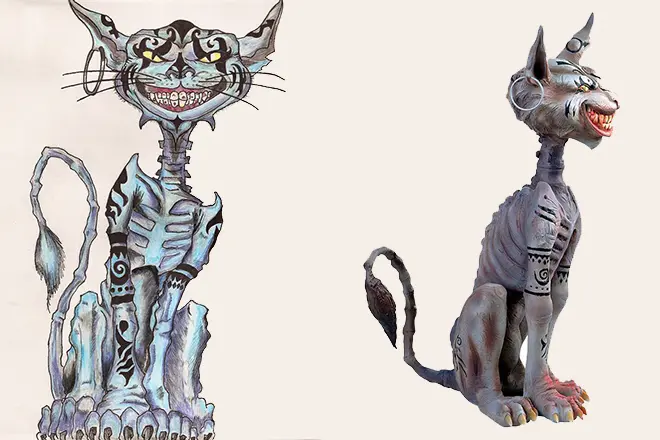 חתול Cheshire - ההיסטוריה של הבריאה, ציטוטים, תמונה ואופי 1582_7