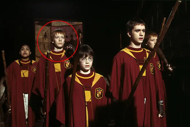 James Phelps in de film "Harry Potter en de Philosopher's Stone"