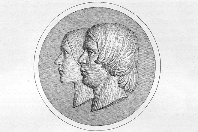 Портрет Роберта Шумана та його дружини Клари Шуман