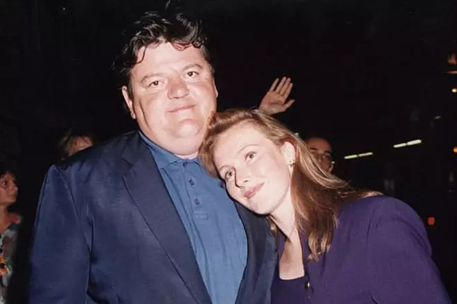Robbie Coltrine y su esposa Ron Gemmell