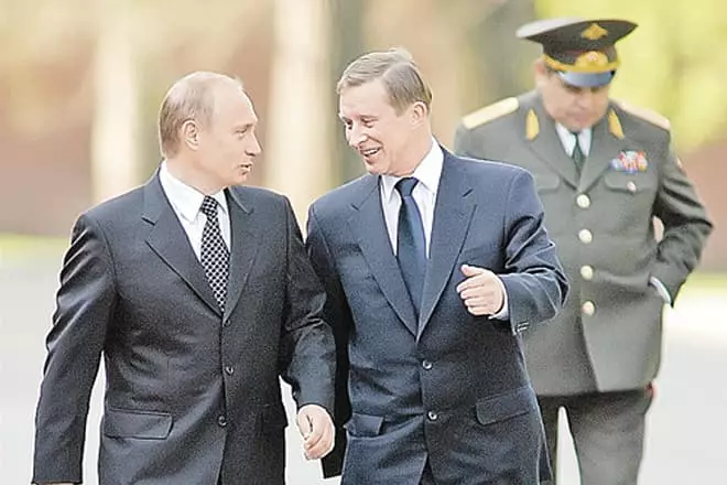 Vladimiras Putinas ir Sergejus Ivanovas