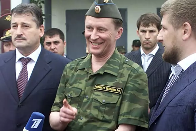 Sergej Ivanov vo vojenskej uniforme