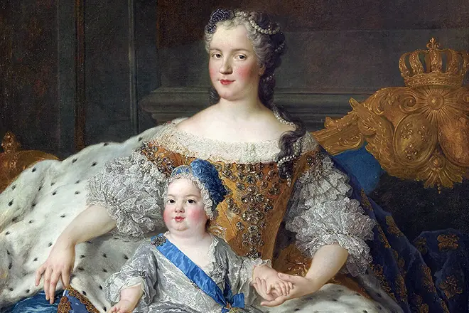 Maria Ludeshinskaya at anak na si Haring Louis Ferdinand.