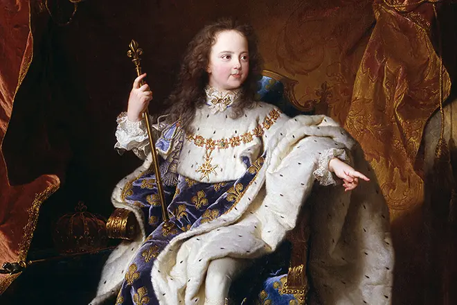 Louis XV στη νεολαία