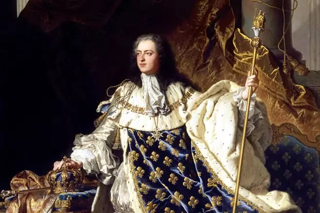 राजा लुइस XV।