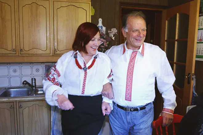 Zhores Alperov आणि त्याची पत्नी तामारा