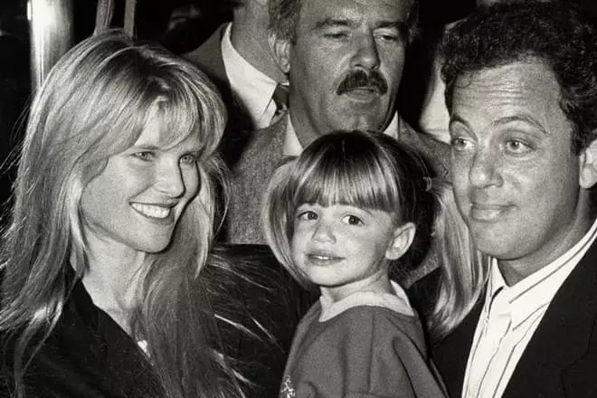 Billy Joel e Christie Brinkles coa súa filla