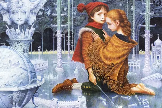 Каи и ГЕРД у дворцу краљице снега