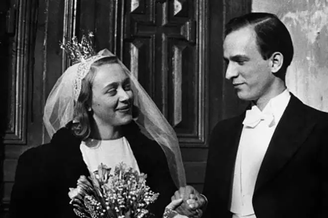Ingmar Bergman và người vợ đầu tiên Els Fisher