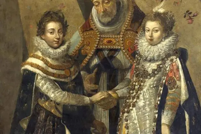 חתונה לואיס XIII עם אנה אוסטריה