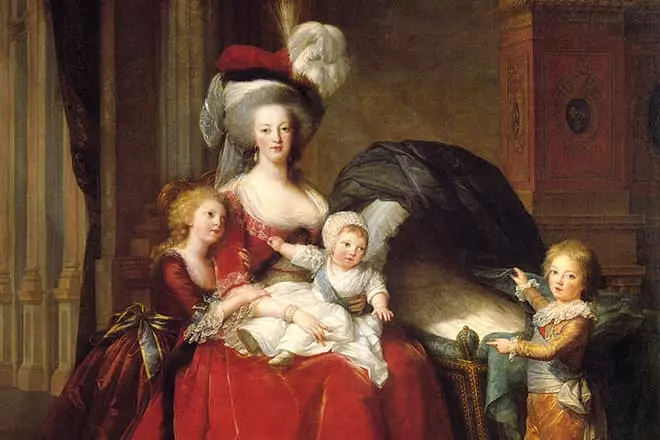 מריה אנטואנט עם ילדים