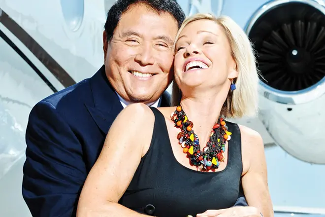 Robert Kiyosaki a jeho manželka Kim