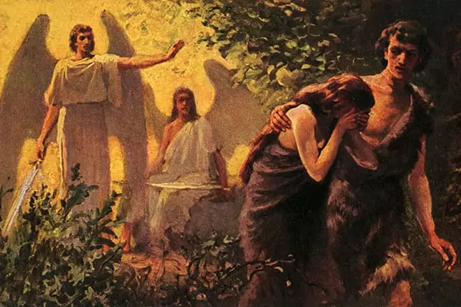 Adam u Eve huma mkeċċija mill-ġenna