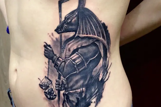 Anubis tatuering
