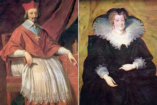 Cardinal Richelieu和Maria Medici