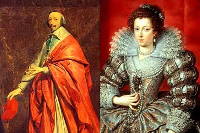 Cardinal Richelieu和Anna奥地利