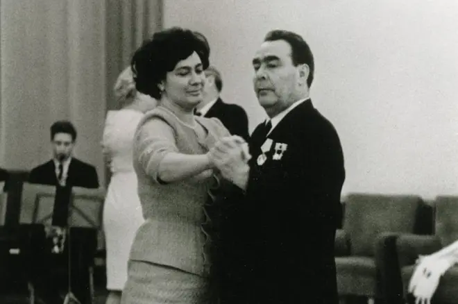 Galina Brezhnev và Leonid Brezhnev
