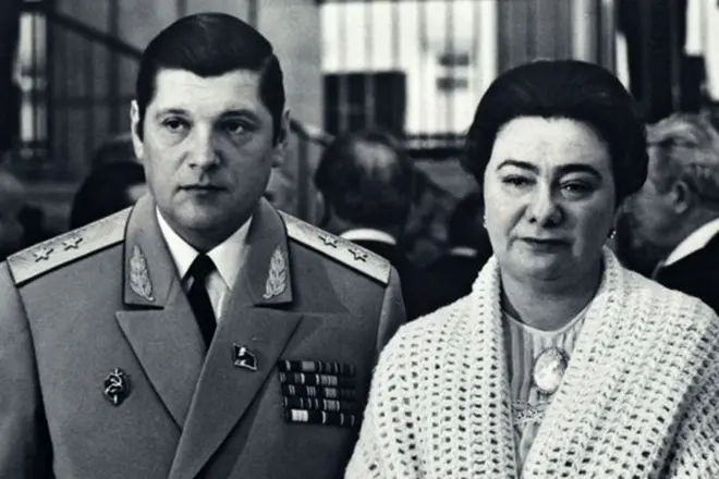 Galina Brezhnev اور تیسرے شوہر یوری churbanov.