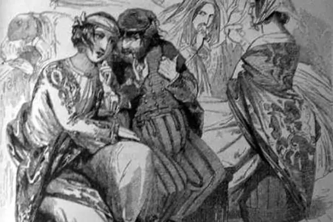 Ilustrace k básni George Bairon Don Juan