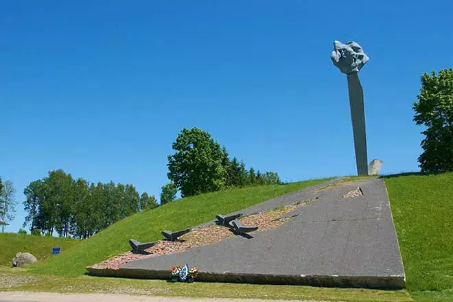 Monument sur le site de la mort de Nikolai Gastello