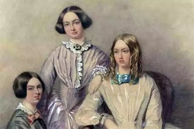 Emily Bronte con hermanas