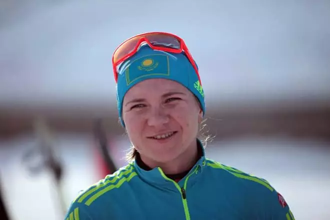 Biatlete Galina Vishnevskaya.