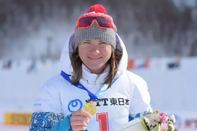 Galina Vishnevskaya met een gouden medaille