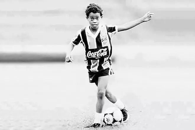 Ronaldinho in de kindertijd