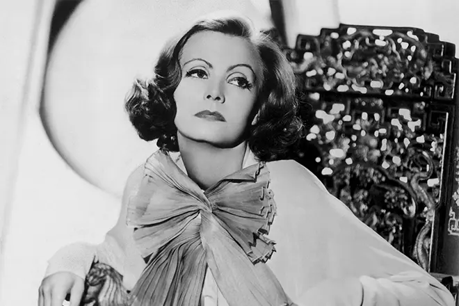 Atriz Greta Garbo.