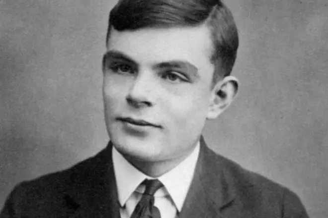 Alan Turing in youth