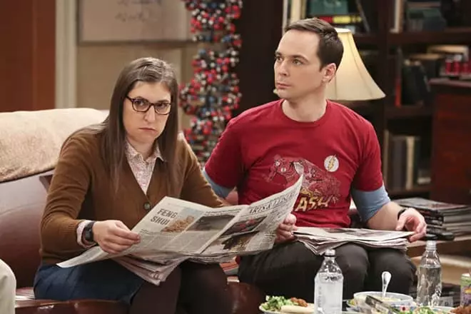 Sheldon Cooper och hans tjej Amy Fauler Fauler