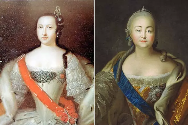 Anna Leopoldovna og Elizabeth Petrovna