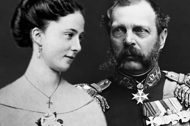 Екатерина Долгорукова и Александар 2