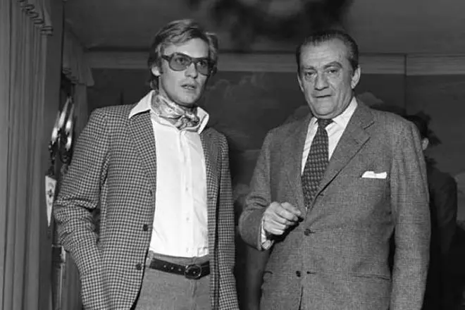 Helmut Berger e Lukino Wisconti