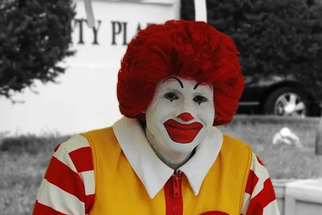 Ronald McDonald-vizaĝo